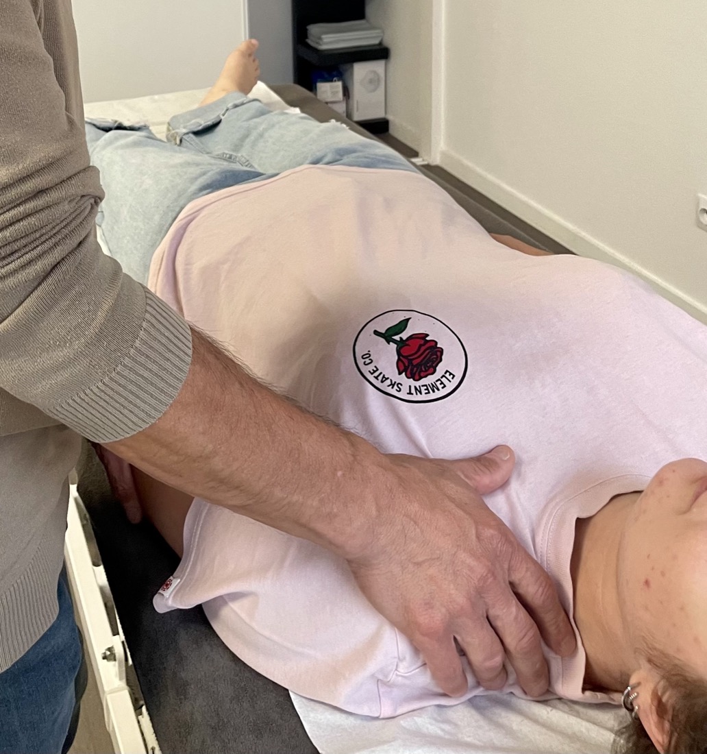 Séance d'ostéopathie tissulaire
